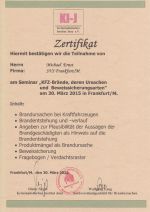 Seminar Kfz-Brände, deren Ursachen und Beweissicherungsarten