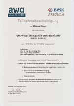 Sachverständiger für Motorschäden - Modul II von III